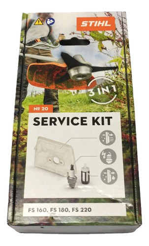 Kit De Servicio Stihl 20 Filtro Desbrozadora Fs 160 180 220