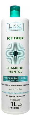Shampoo De Menta Lissé Ice Deep 1l
