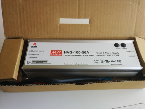 Mean Well Hvg-100-36a Fuente De Poder 36v 2.65a Pwm