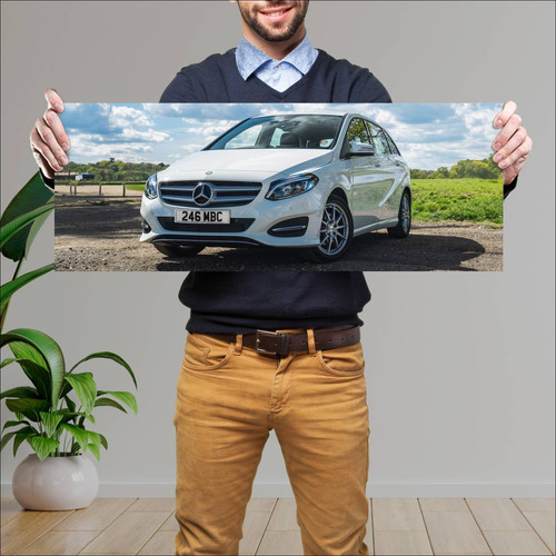 Cuadro 30x80cm Auto 2014 Mercedes Benz B Class U 240