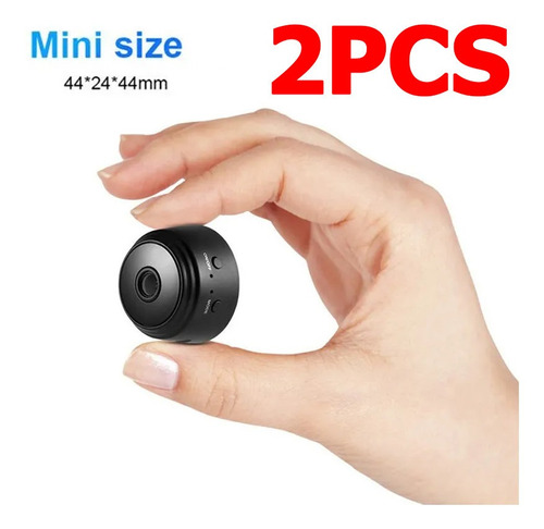 2pcs Cámara Espía Miniatura A9 Hd 1080p