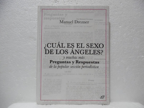 Cuàl Es El Sexo De Los Àngeles / Manuel Drezner / Yoyo Libro