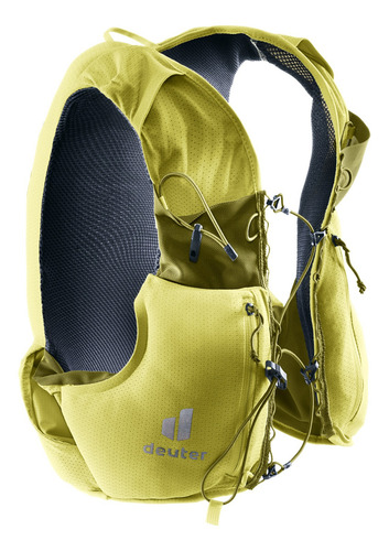 Mochila De Hidratação Deuter Traick 5 Colete Trail Running Cor Amarelo