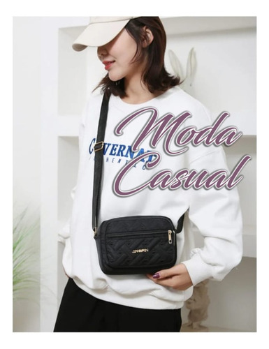 Bolsa Mujer Mochila Cruzada Impermeable Crossbody A2023 P Color Azul