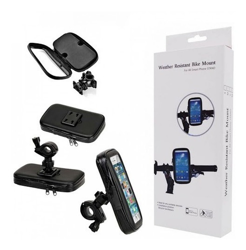 Imagen 2 de 8 de Bolso Porta Celular Bicicleta Alforja Cartuchera Manubrio