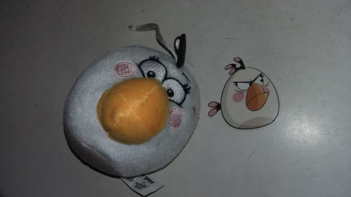 Muñeco Angry Birds Matilda Peluche Blanco Mc Donalds 2015