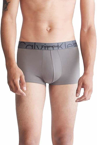 Boxer Calvin Klein Trunk Embossed Icon/ Gris - Original