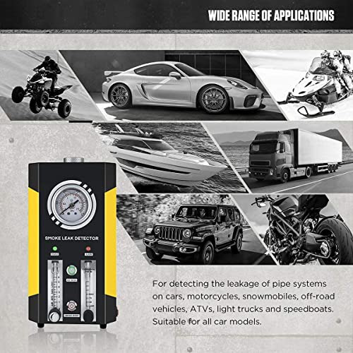 Máquina De Humo Para Automóviles, Detector De Fugas De Humo