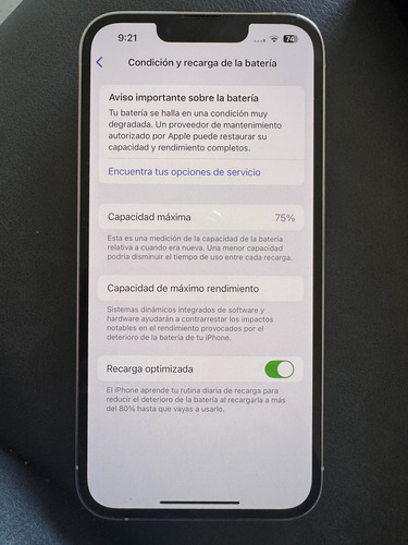 iPhone 13 Pro Blanco (Usado)