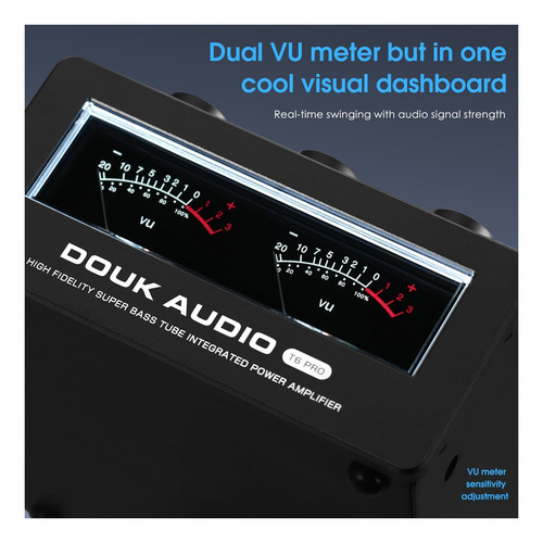 Amplificador De Tubo Bluetooth Douk Audio T6 Pro Bluetooth,