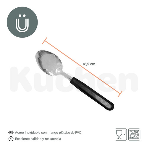 Cuchara De Mesa De Acero Inoxidable Carol X12