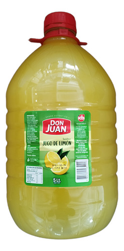 Sucedneo Jugo Limon 5 Litros Don Juan