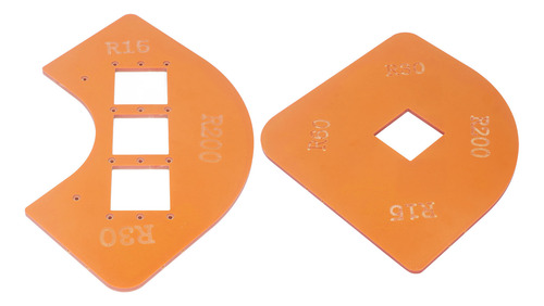 Modelos De Roteador Corner Radius, Conjunto De 2 Peças De Ga
