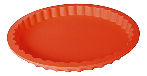 Tartera Molde De Silicona Para Tarta 25cm Horno Color Naranja