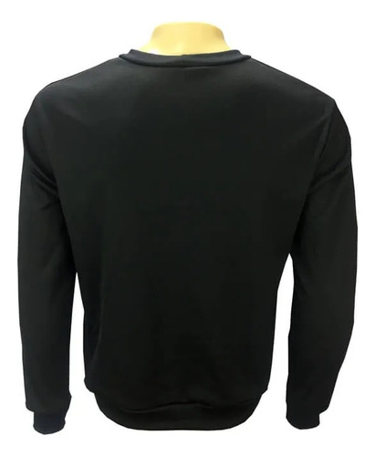 Blusão Moletom Reusch Training Preto 100% Poliéster