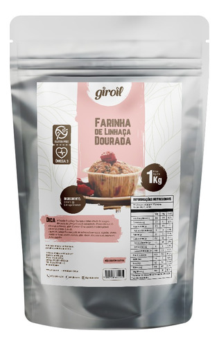 Farinha De Linhaça Dourada - 1 Kg