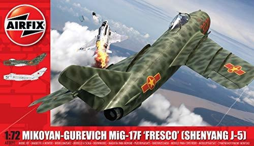 Avión A Escala Airfix Mikoyan-gurevich Mig-17f Fresco 1:72 