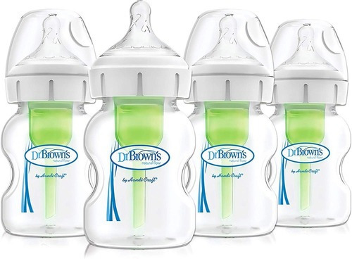 Biberones Dr Browns Options+ Plus 4 Unidades De 5 Oz Color Transparente Options