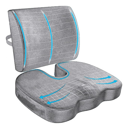 Almohada De Apoyo Lumbar, Respaldo Ortopédico De Espuma