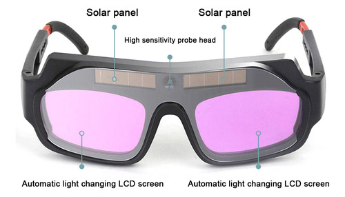 Gafas Soldadura Antideslumbrantes Variable Auto Protección P