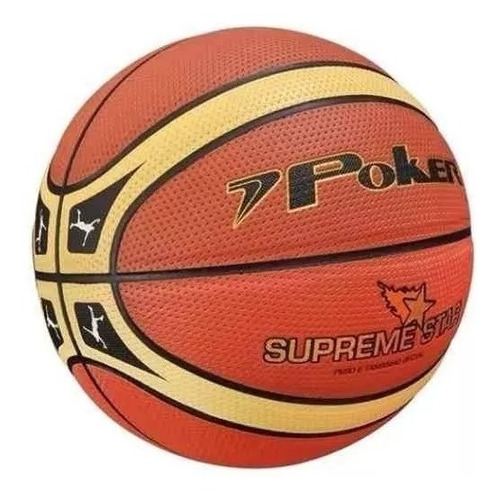 Bola De Basquete Poker Supreme Star Basquetebol