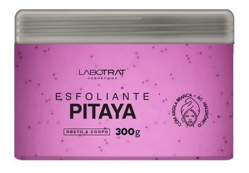 Esfoliante Creme Pitaya Com Ácido Hialurônico Labotrat 300g