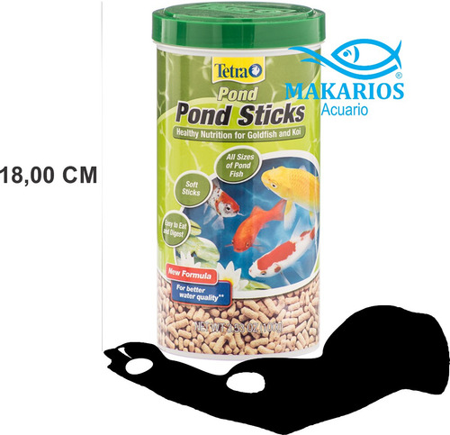 Imagen 3 de 7 de Tetra Pond Floating Sticks 100 Gr Alimento Peces Agua Fría