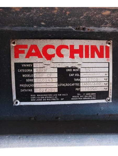 Imagem 2 de 15 de Facchini Bitrem Baú 2012