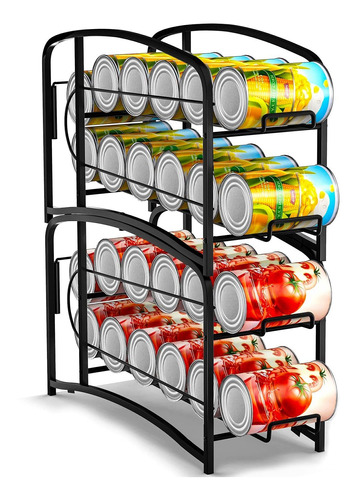 Auledio  Estante Dispen R De Latas De Bebidas Apilables...