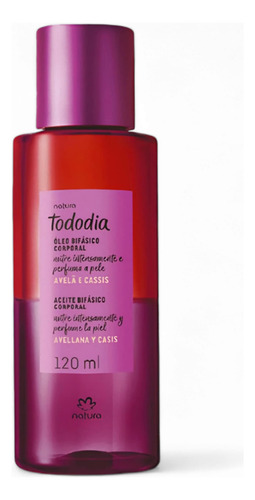 Aceite Bifásico Corporal Avellana Y Casis 120 Ml Natura