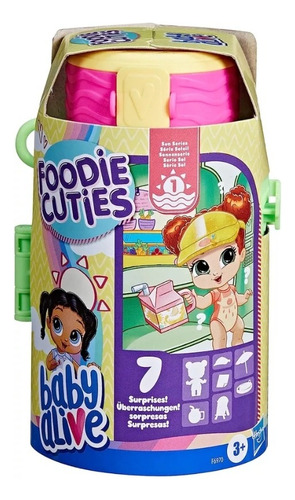 Muñeca Baby Alive Foodie Cuties Serie 1 Con Accesorios