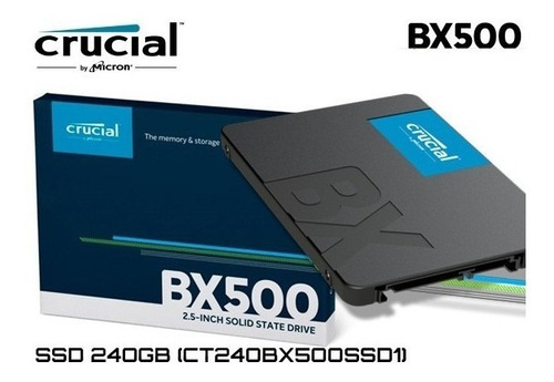 Ssd Crucial 240gb Bx500 2.5 
