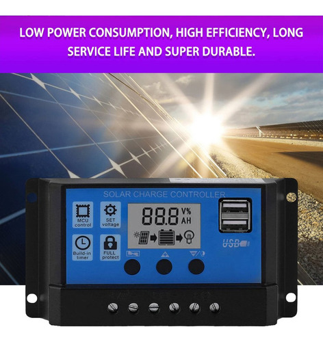 Controlador De Panel Solar P Controlador 100a