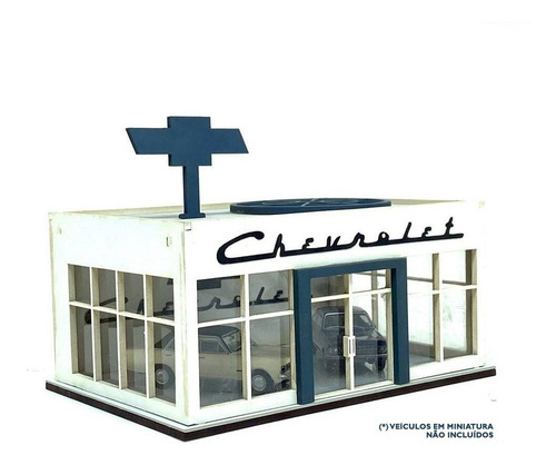 Imagem 3 de 5 de Diorama Loja Chevrolet - 1:64 - Br Classics - Frete Grátis