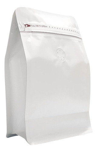 Bolsas De Almacenamiento Blancas, 50 Bolsas De Café De Pie E