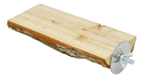 2 Percha De Loro De Madera Jaula De Pájaros Accesorios