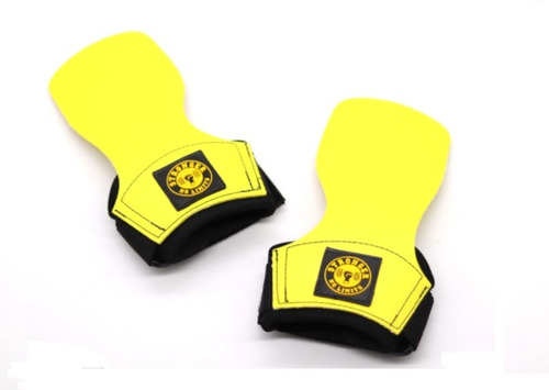 Luva Hand Grip Amarela Cross Training Pull Up Fit Proteção