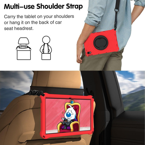 Funda A Prueba De Golpes Apta Para Motorola Tab G70 2022