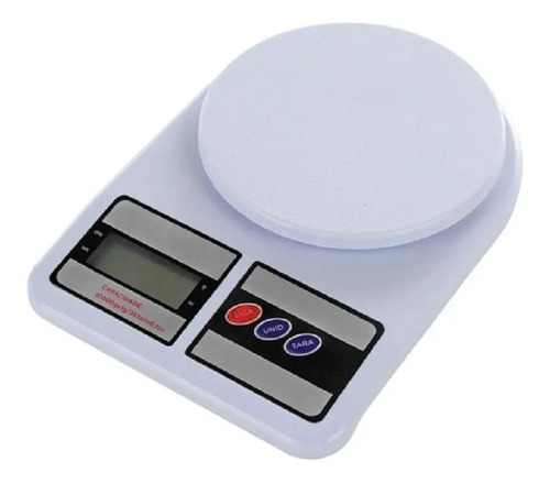 Balança Cozinha Digital 10kg Alta Precisão Dieta E Nutrição Capacidade Máxima 10 Kg Cor Branco