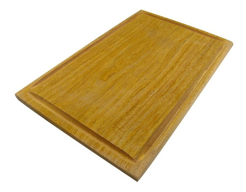 Plato Tabla Madera Algarrobo Asado Picada Camping 23 X 15 Cm