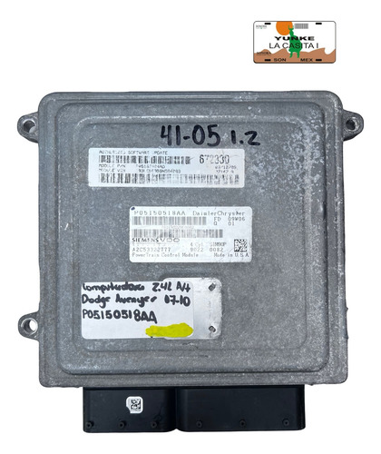 Computadora Dodge Avenger 2.4l A/t 07-10 P05150518aa (Usado)