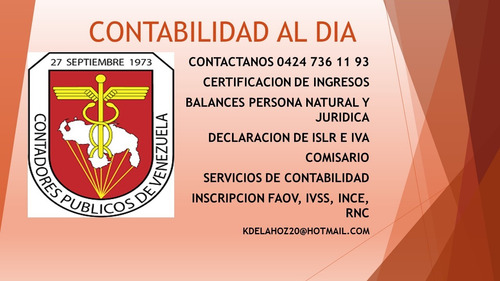 Certificación De Ingresos Balance Personal