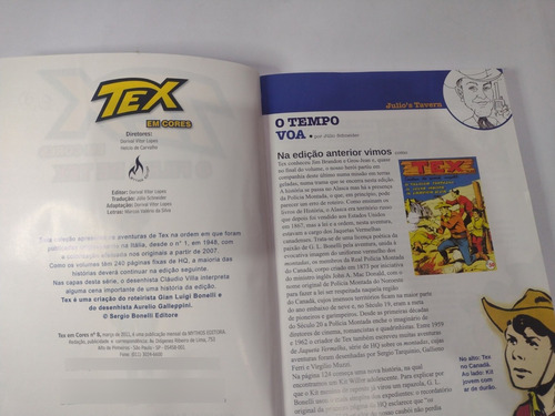 Tex Edição Em Cores Nº 8 - O Filho De Tex Mythos Editora