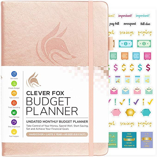 Clever Fox Budget Planner - Expense Tracker Notebook. Presup