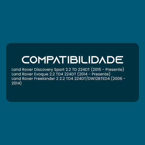 Kit Corrente Comando Range Rover Evoque Motor 2.2t Diesel