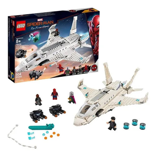 Lego Marvel Spiderman Lejos De Casa Misterio Jet Stark 76130