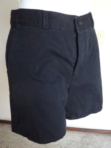 Short Negro Con Bolsas Dockers Talla-10 (m) Sht384 (Usado)