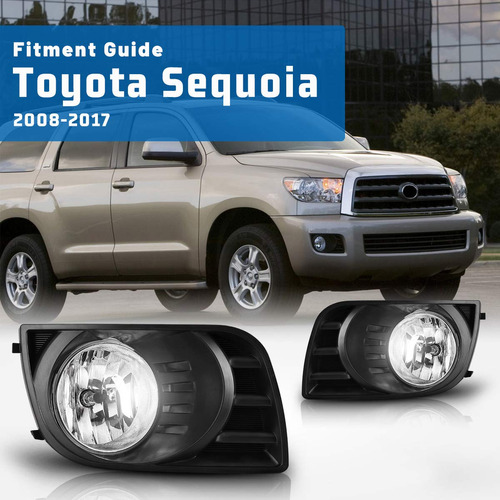 Autowiki Luz Antiniebla Para Toyota Sequoia Oem Repuesto Kit