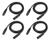 Comprar Cable Xlr Dmx512 De 3 Pines, 4 Unidades, 2 M, Para Luminaria