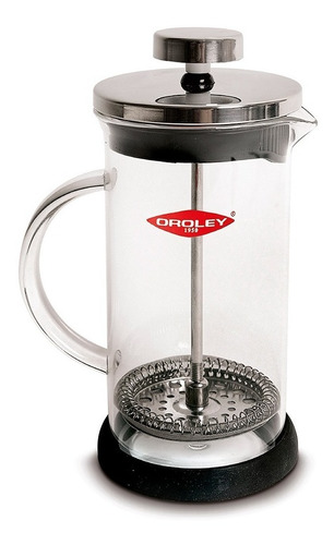 Imagen 1 de 3 de Cafetera Francesa Oroley 6 Tazas New Spezia Vidrio